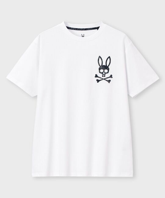 バンダナ柄ワンポイント Tシャツ