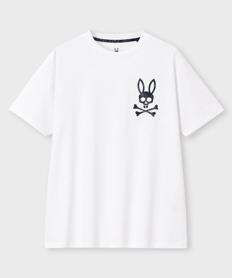 バンダナ柄ワンポイント Tシャツ｜Psycho Bunny｜サイコバニー