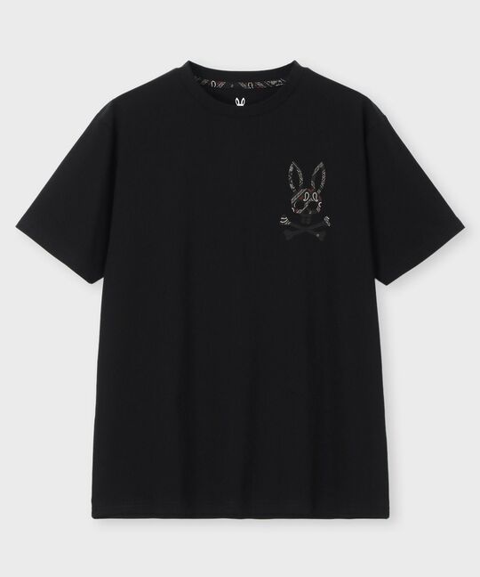 バンダナ柄ワンポイント Tシャツ