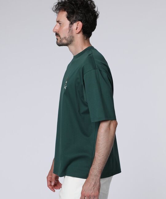 ワンポイント シルケットスムースＴシャツ