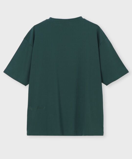 ワンポイント シルケットスムースＴシャツ