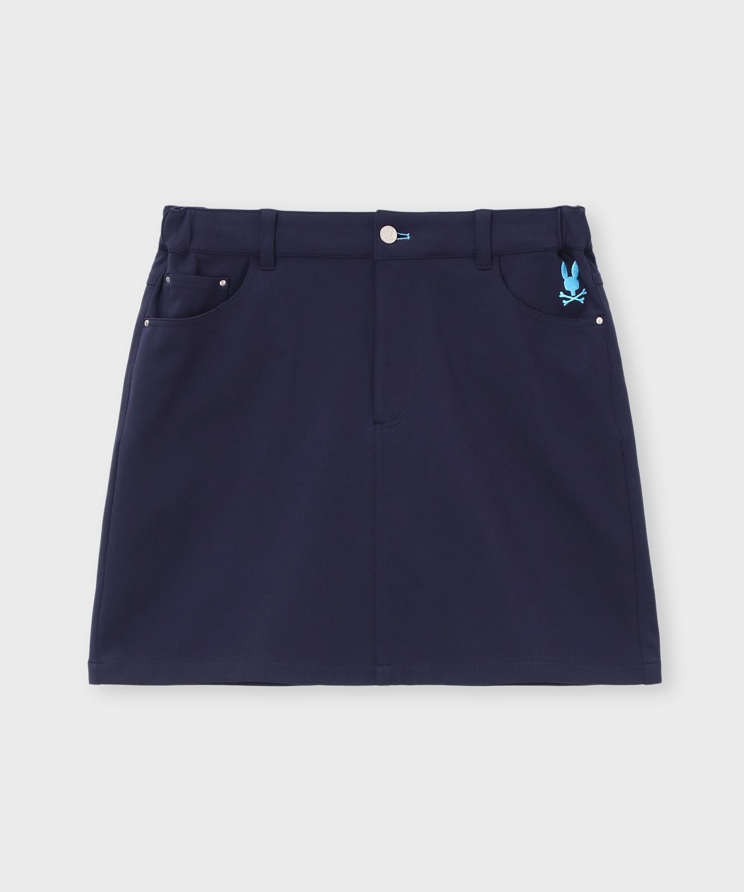 PSYCHO BUNNY サイコバニー ストレッチスカート ロゴ ペチコート付き GOLF][WOMEN]コンフォートフィット ストレッチスカート｜Psycho