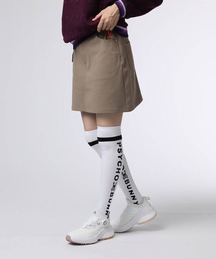 【美品】PSYCHO BUNNY サイコバニー ストレッチスカート ロゴ ゴルフ GOLF][WOMEN]2WAYストレッチ スカート｜Psycho Bunny｜サイコ