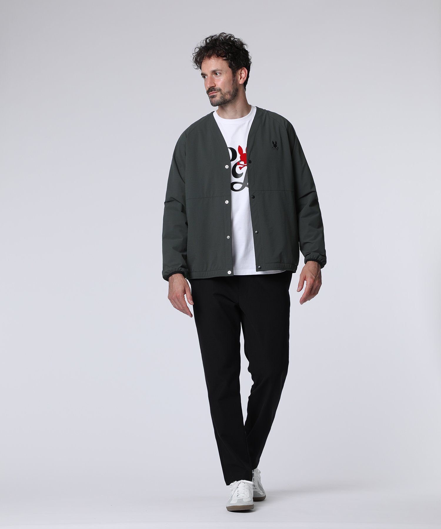 ナイロンカーディガンジャケット｜Psycho Bunny｜サイコバニー 公式