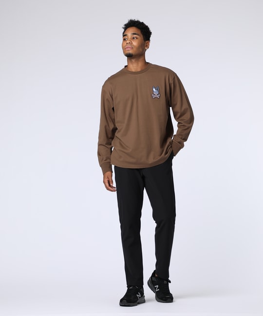 ロングスリーブモザイクステッチバニーTシャツ