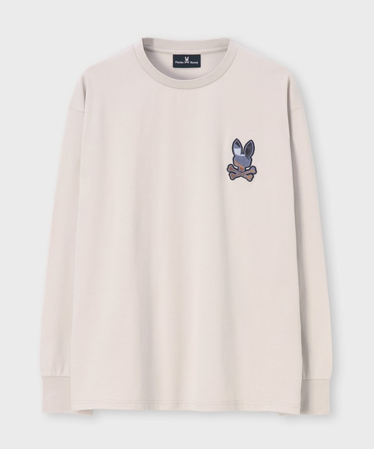 ロングスリーブモザイクステッチバニーTシャツ