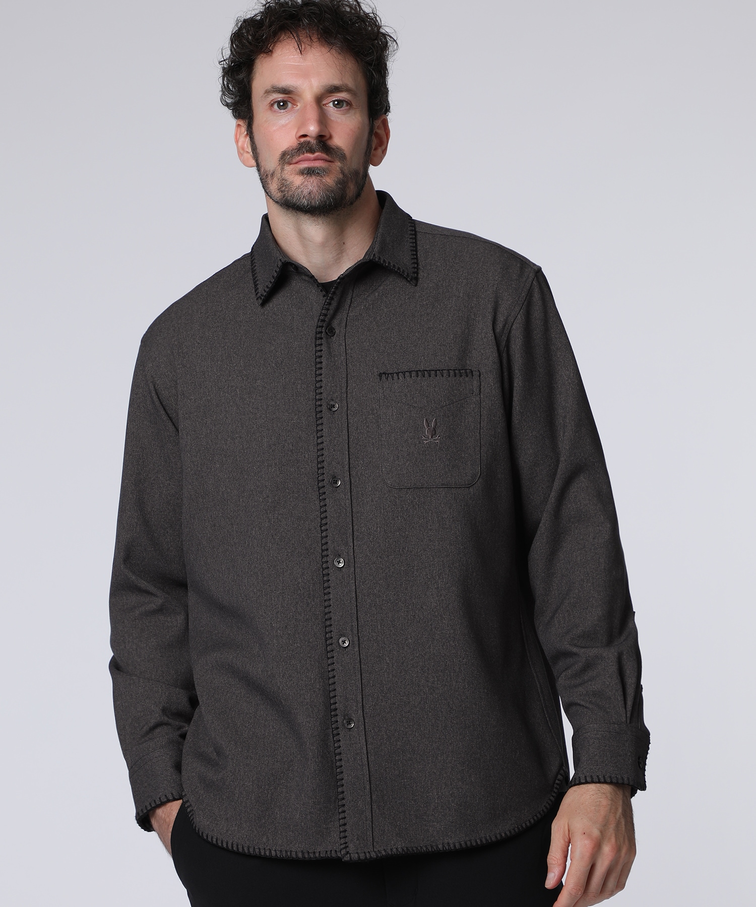 LANATEC® ウールライクステッチシャツ｜Psycho Bunny｜サイコバニー