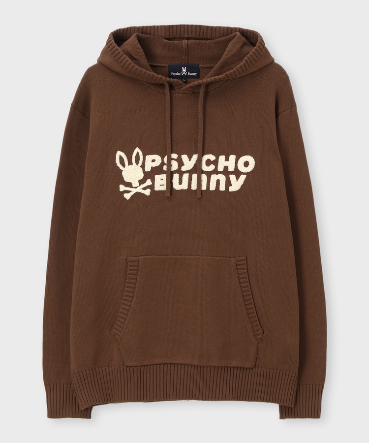 シグネチャーロゴ ニットフーディ｜Psycho Bunny｜サイコバニー