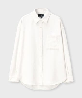 [WOMEN]ポケットバニーレースシャツ