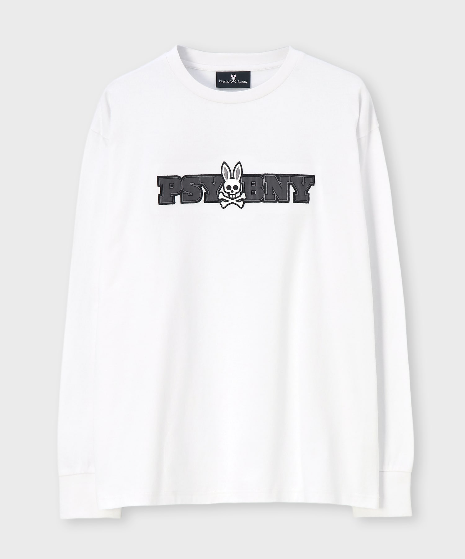PSYCHO BUNNY ロングスリーブTシャツ 2色セット ロングスリーブセンターブロックロゴTシャツ｜Psycho Bunny
