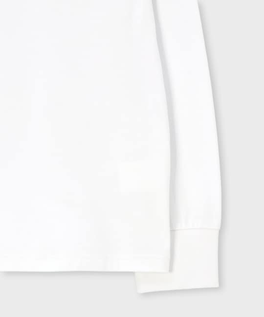 ロングスリーブセンターブロックロゴTシャツ