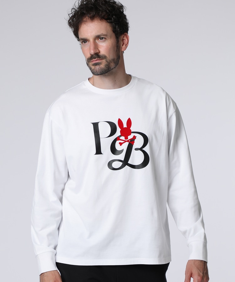 ロングスリーブ クロスオーバーロゴTシャツ｜Psycho Bunny｜サイコ