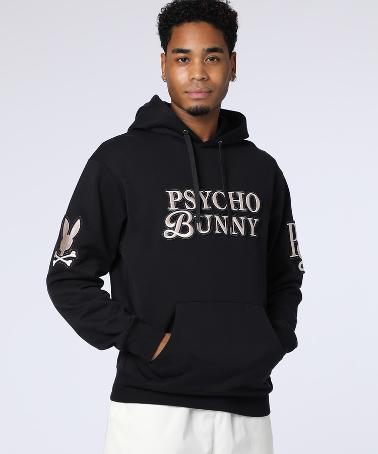 新品サイコバニー ゴルフ 3Dロゴ ジップ パーカ 3Dシグネチャー マルチロゴパーカ｜Psycho Bunny｜サイコバニー 公式