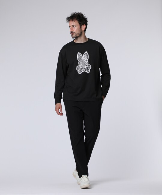 ロングスリーブ ラバーマイクロバニーロゴTシャツ