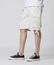 ストレッチツイル カモフラ カーゴショーツ