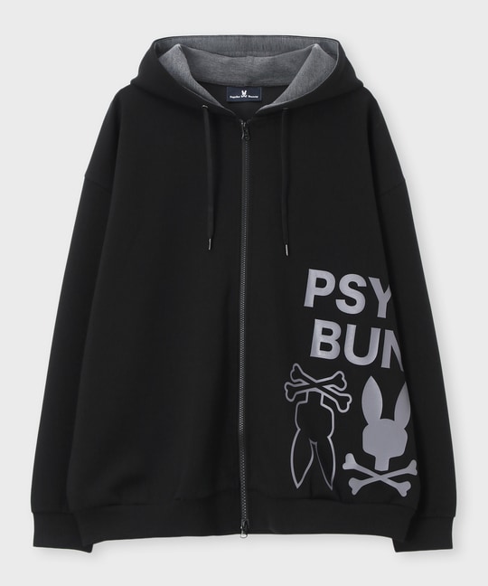 [WEB限定]ダンボール サイドロゴワイドジップパーカ