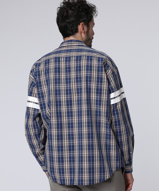 [WEB限定]ピーチ起毛チェックシャツ