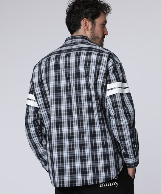 [WEB限定]ピーチ起毛チェックシャツ