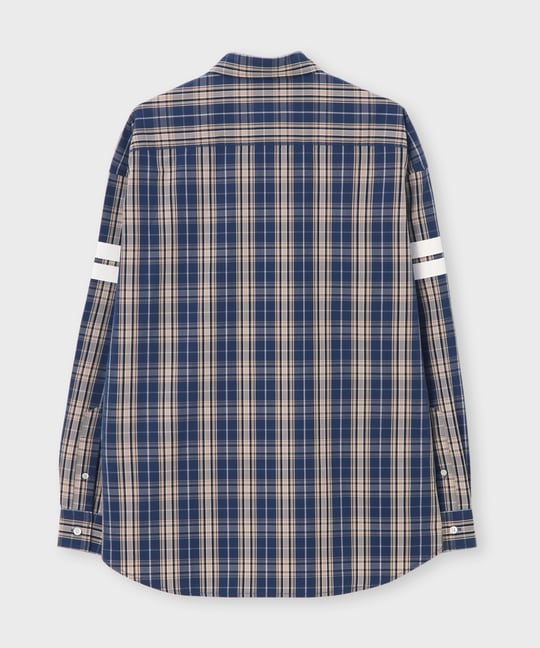 [WEB限定]ピーチ起毛チェックシャツ