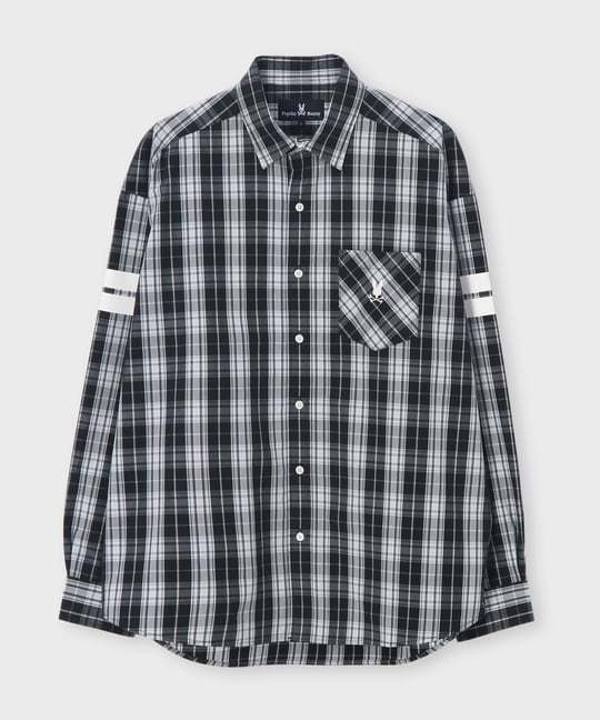 [WEB限定]ピーチ起毛チェックシャツ