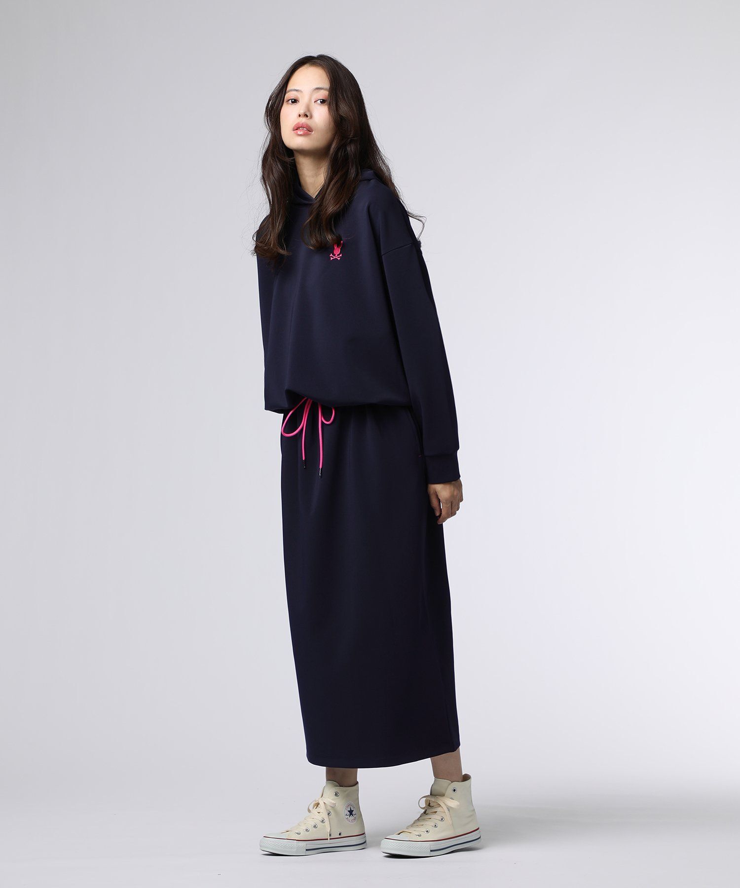 WOMEN]フーデッド ロングワンピース｜Psycho Bunny｜サイコバニー 公式