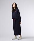 [WOMEN]フーデッド ロングワンピース