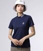 [GOLF][WOMEN]ラバーロゴ 半袖モックネックTシャツ