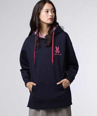 [WOMEN]ダブルフェイス　 サイドジップパーカ