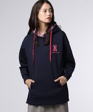 [WOMEN]ダブルフェイス サイドジップパーカ
