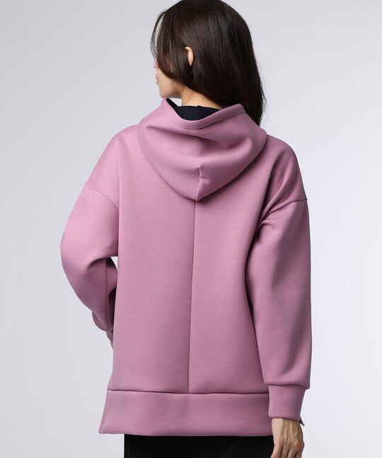 [WOMEN]ダブルフェイス サイドジップパーカ