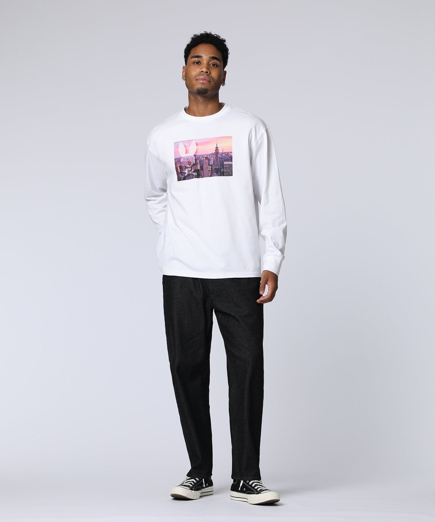 フォトプリント ロングスリーブTシャツ｜Psycho Bunny｜サイコバニー