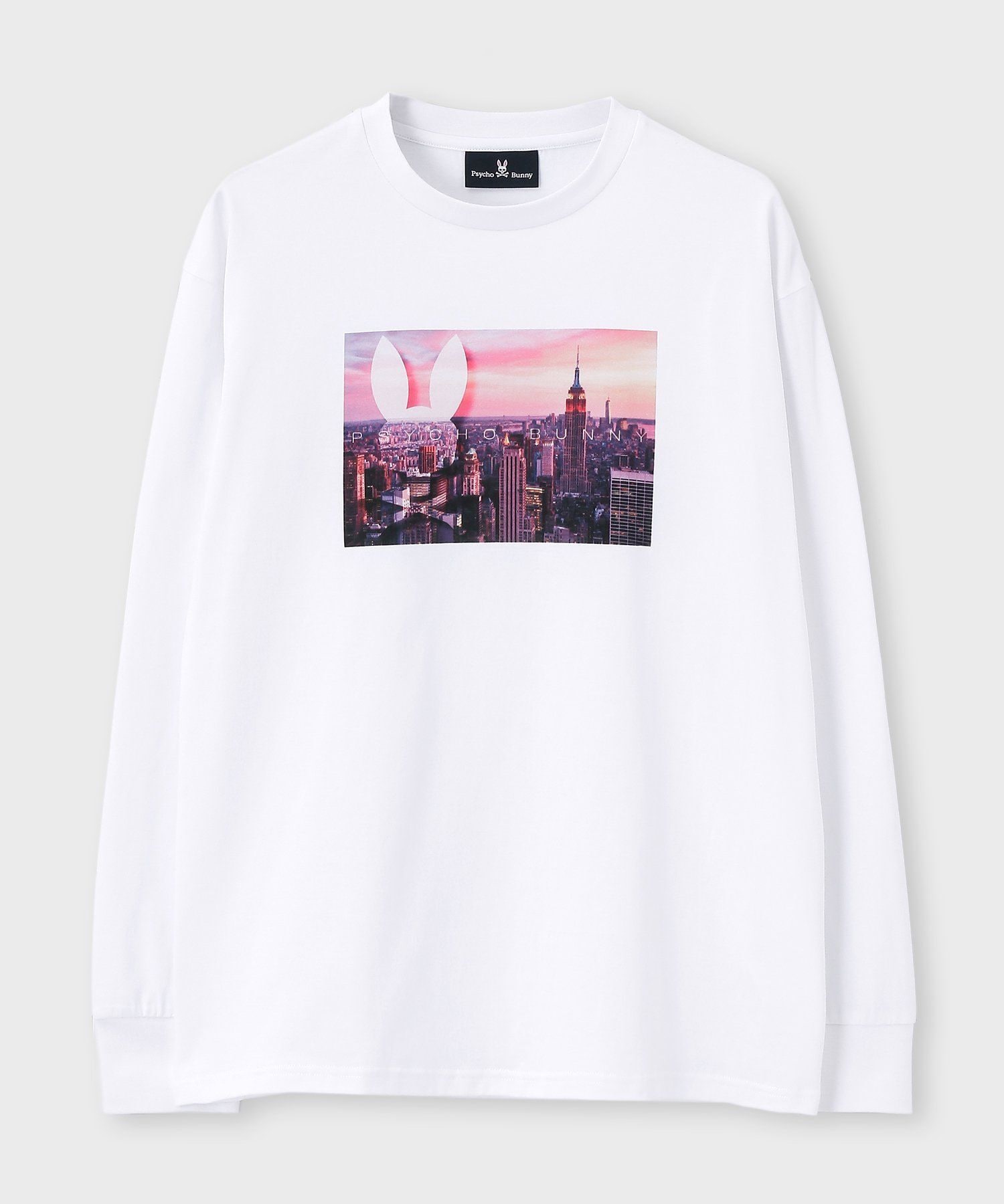 フォトプリント ロングスリーブTシャツ｜Psycho Bunny｜サイコバニー