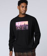 フォトプリント ロングスリーブTシャツ