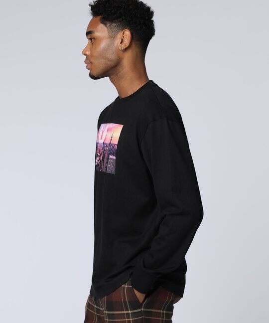 フォトプリント ロングスリーブTシャツ