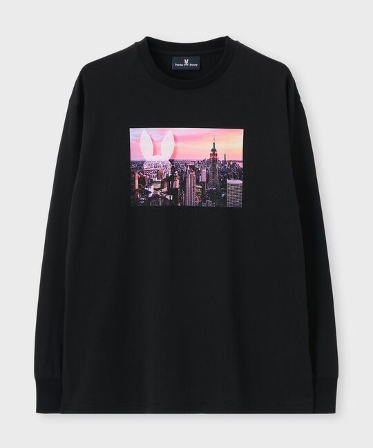 フォトプリント ロングスリーブTシャツ