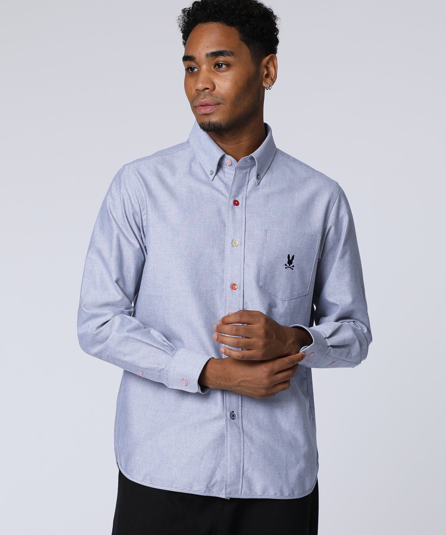 マルチカラーボタン オックスフォードシャツ｜Psycho Bunny