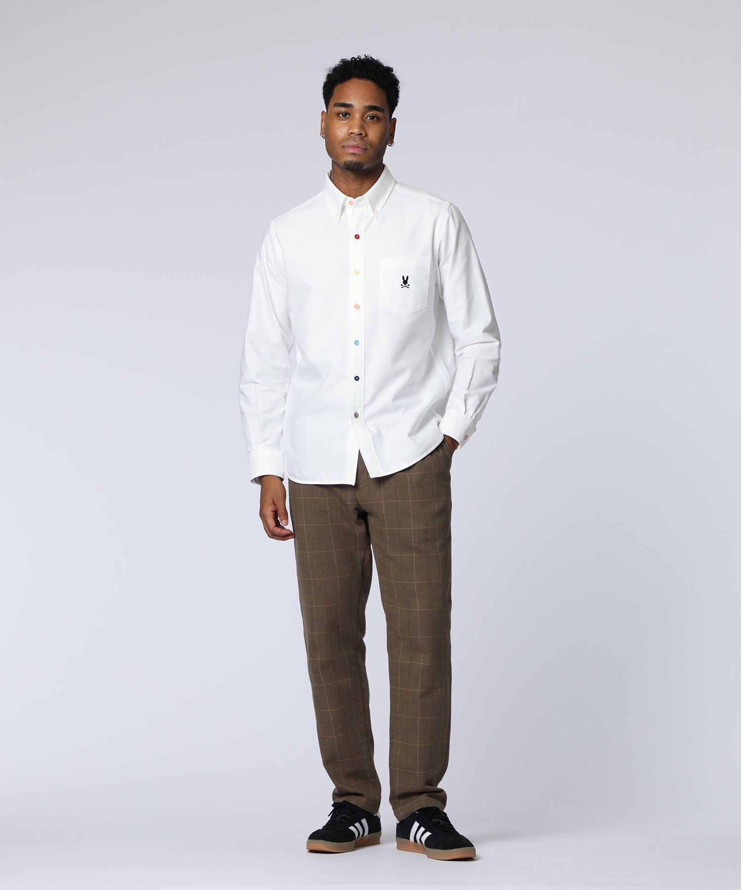 マルチカラーボタン オックスフォードシャツ｜Psycho Bunny