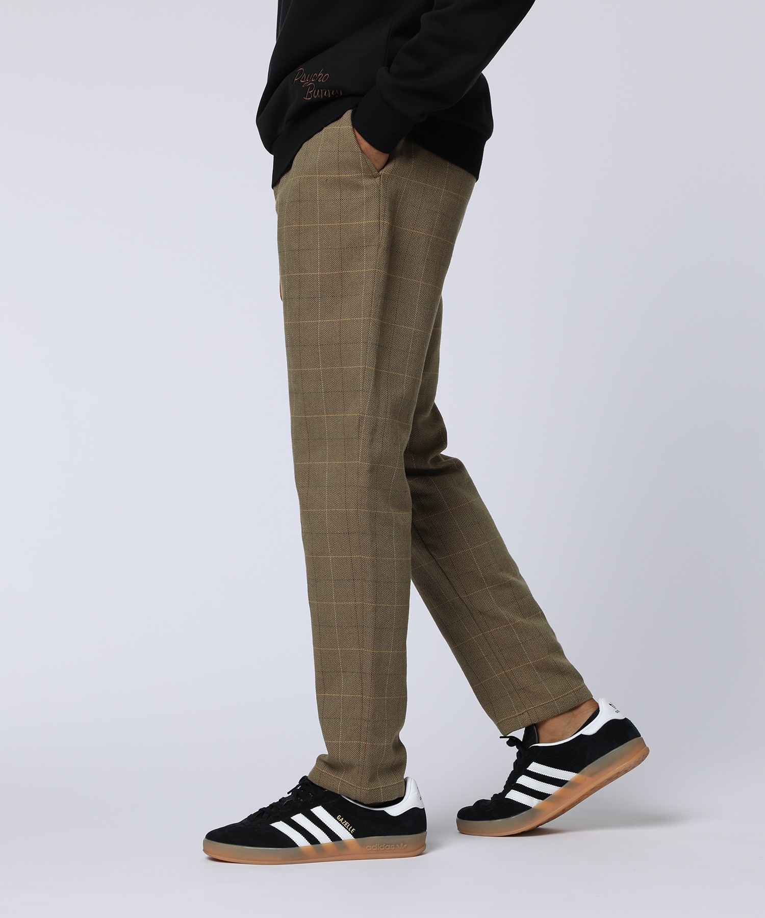 サイコバニー　チェック柄　スリムフィットパンツ サイコバニー チェック柄 スリムフィットパンツ Psycho Bunny