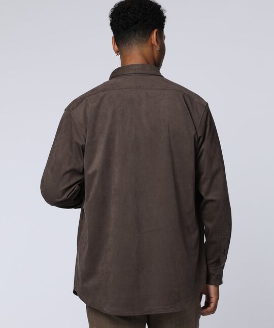 トナカイスウェード カジュアルシャツ