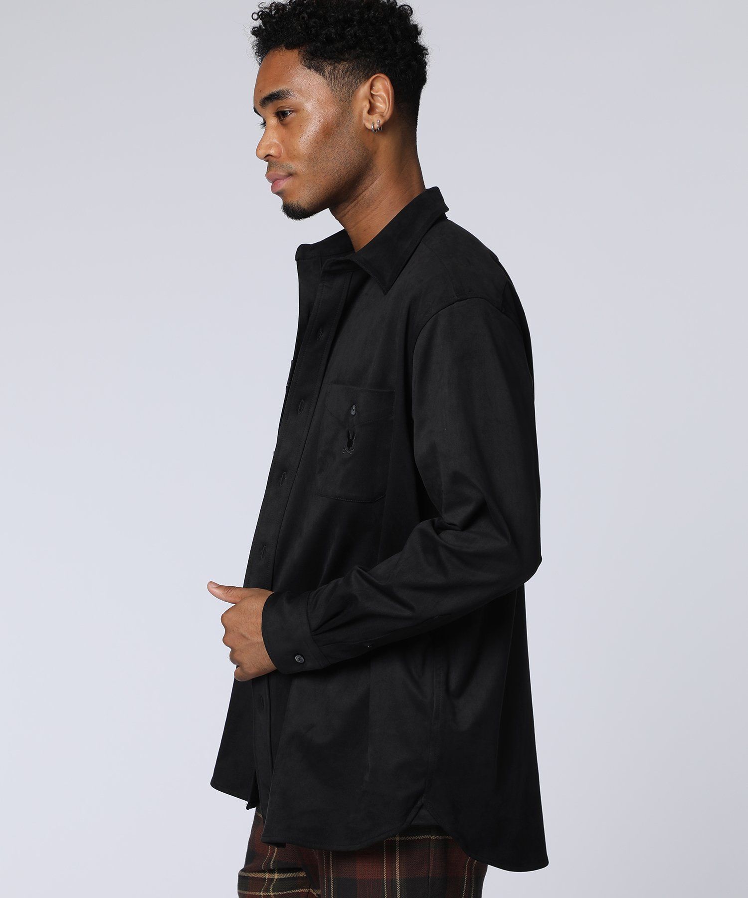 トナカイスウェード カジュアルシャツ｜Psycho Bunny｜サイコバニー