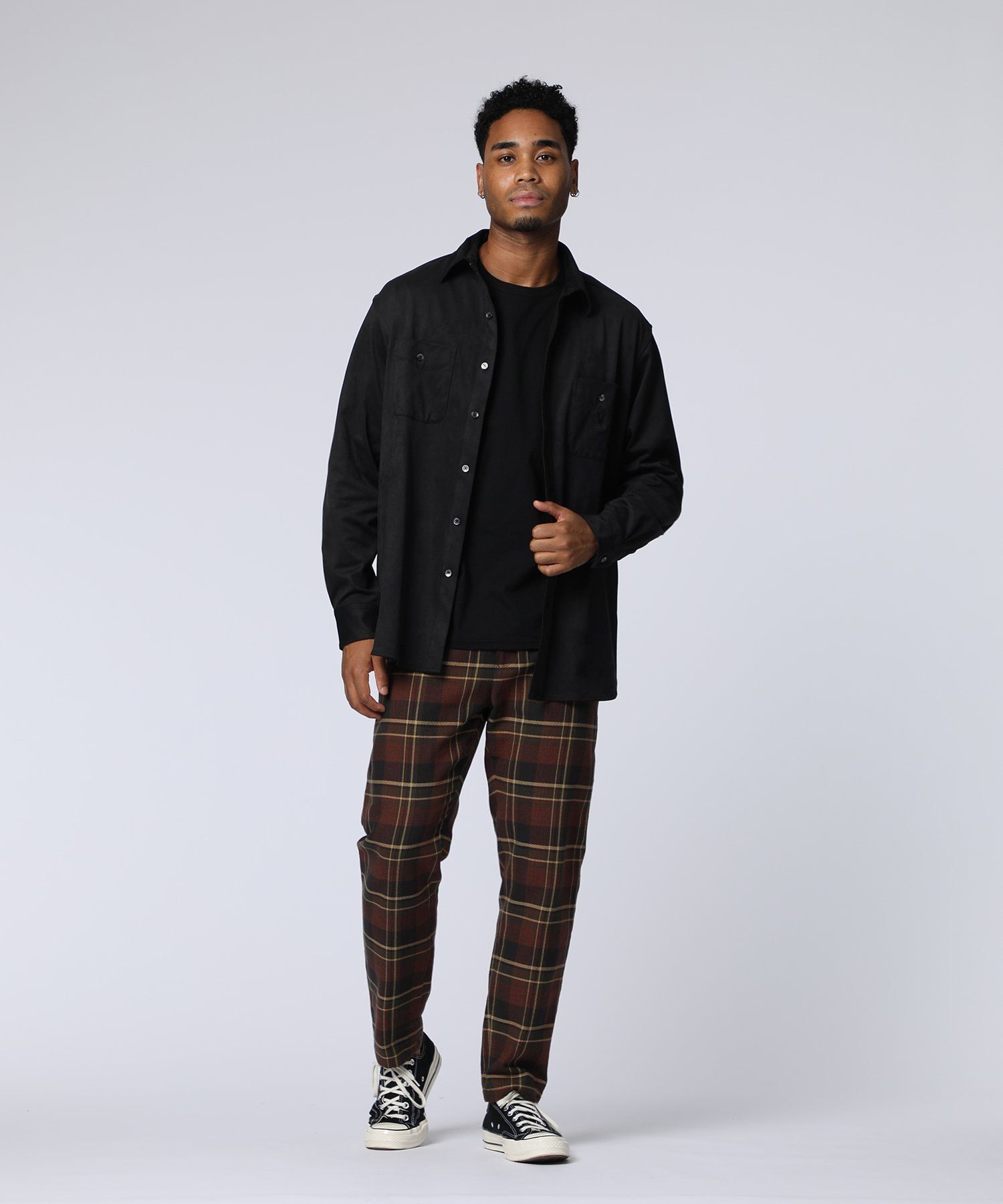 トナカイスウェード カジュアルシャツ｜Psycho Bunny｜サイコバニー