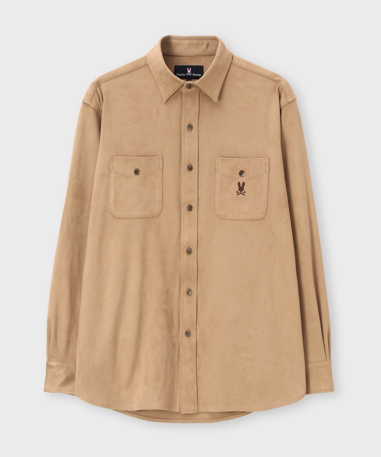 トナカイスウェード カジュアルシャツ｜Psycho Bunny｜サイコバニー