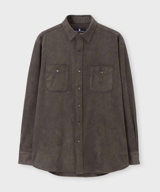 トナカイスウェード カジュアルシャツ