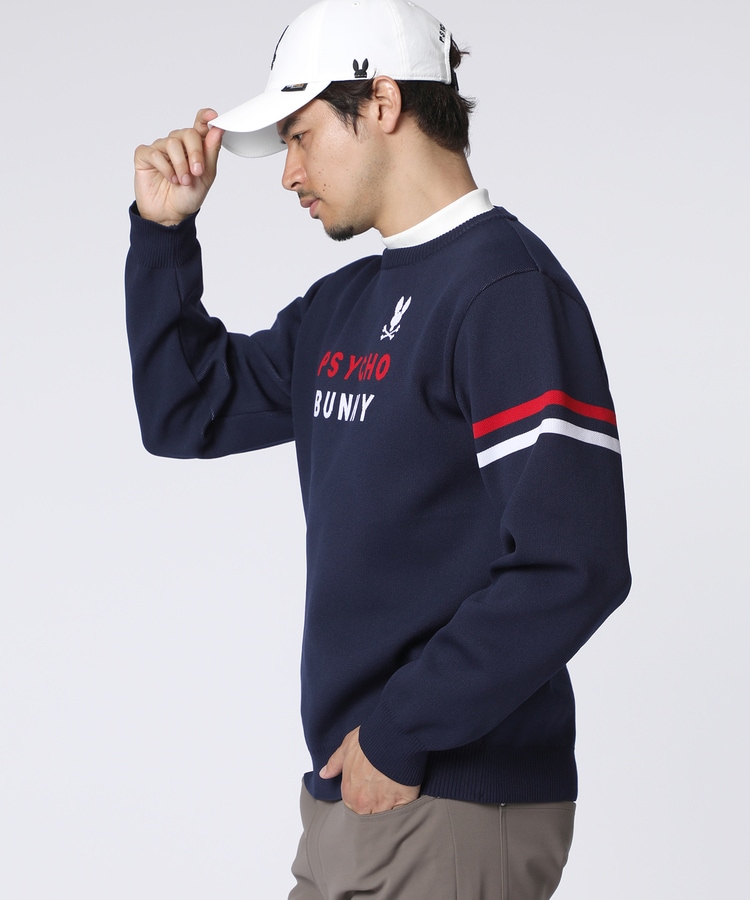 GOLF]トリコロール ジャガードニット｜Psycho Bunny｜サイコバニー