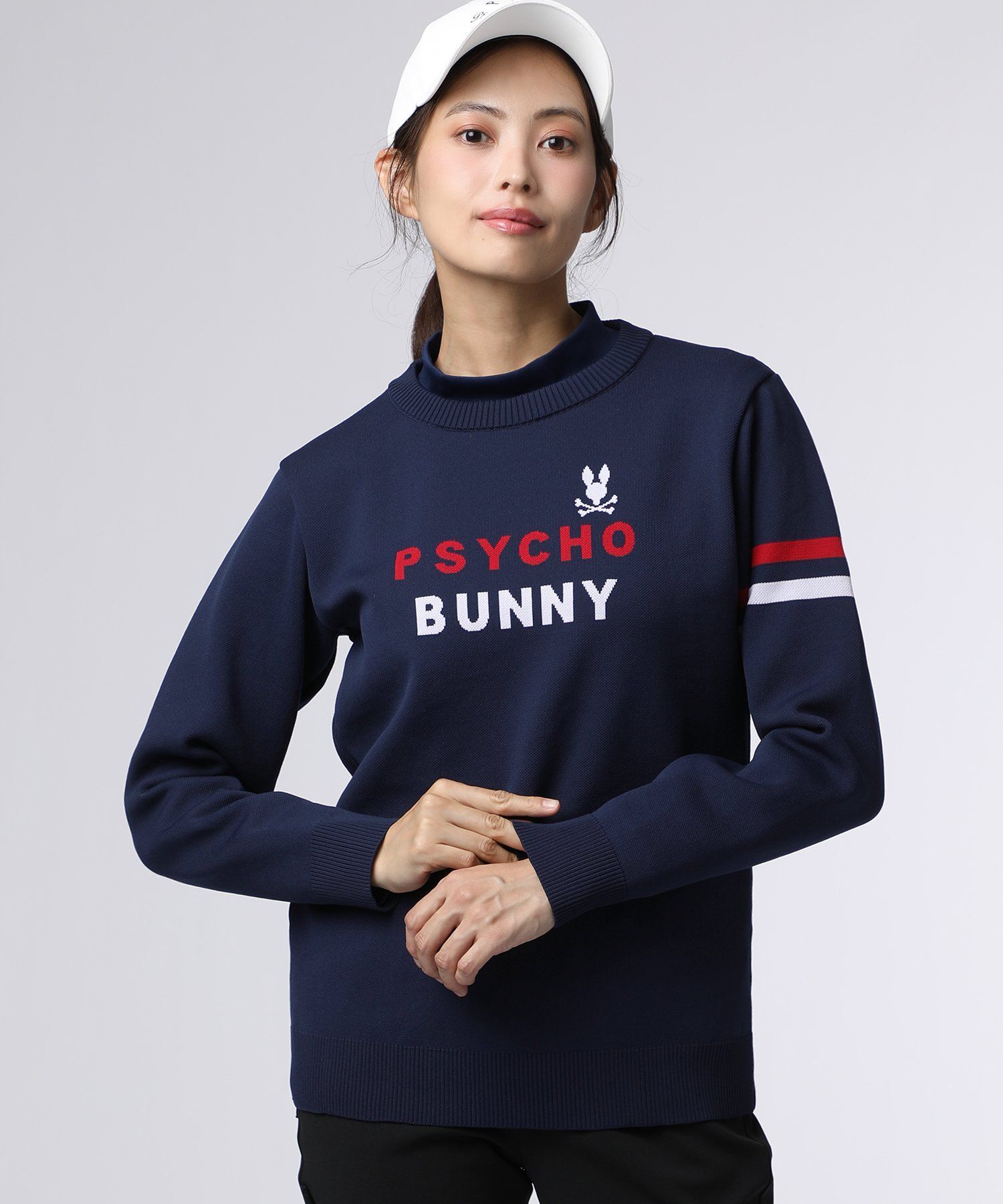 GOLF][WOMEN]トリコロール ジャガードニット｜Psycho Bunny｜サイコ
