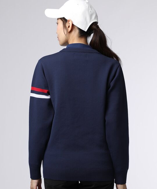 [GOLF][WOMEN]トリコロール ジャガードニット