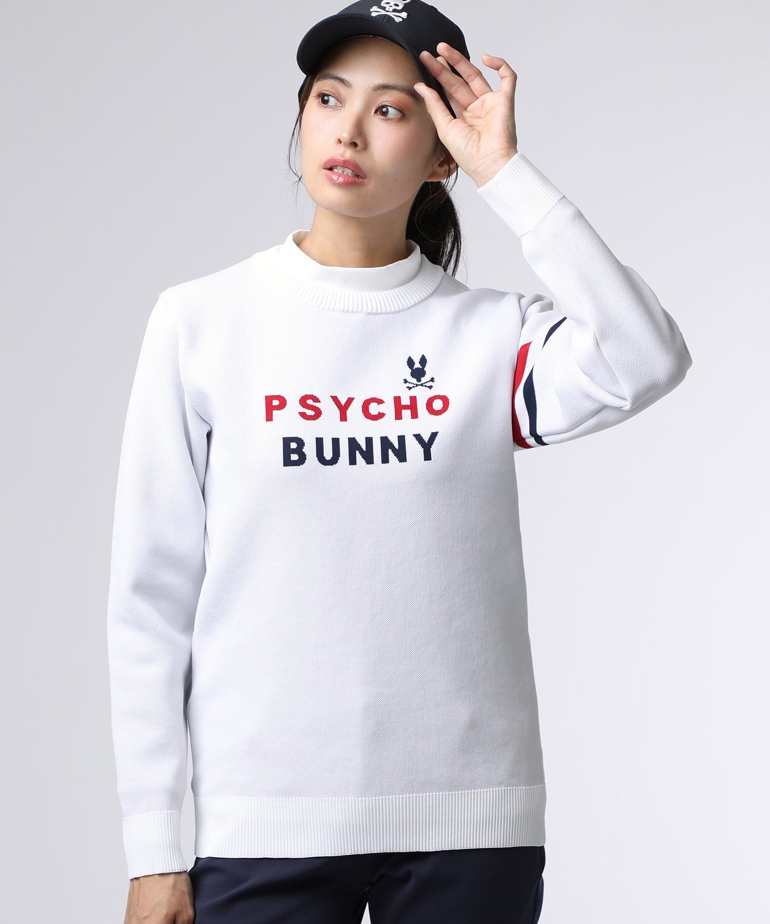 GOLF][WOMEN]トリコロール ジャガードニット｜Psycho Bunny｜サイコ