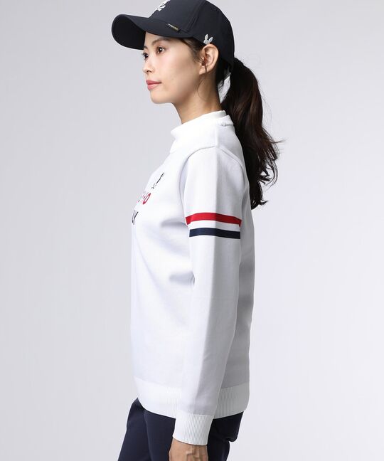 [GOLF][WOMEN]トリコロール ジャガードニット