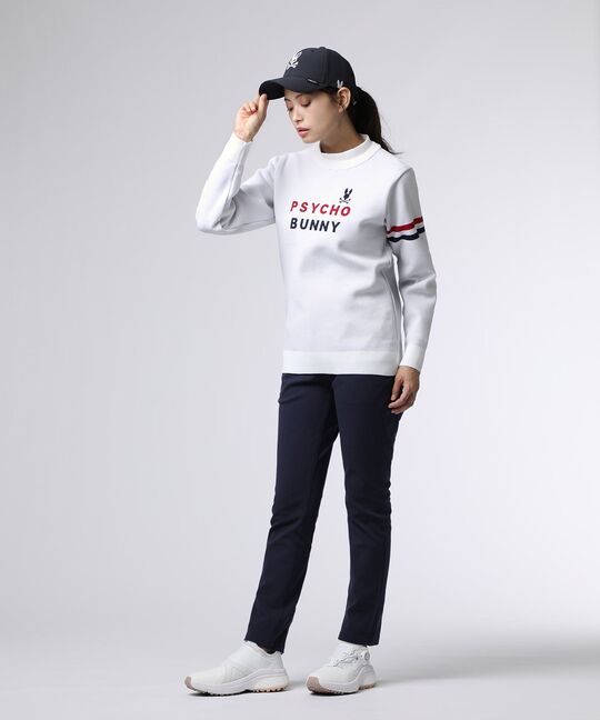 [GOLF][WOMEN]トリコロール ジャガードニット
