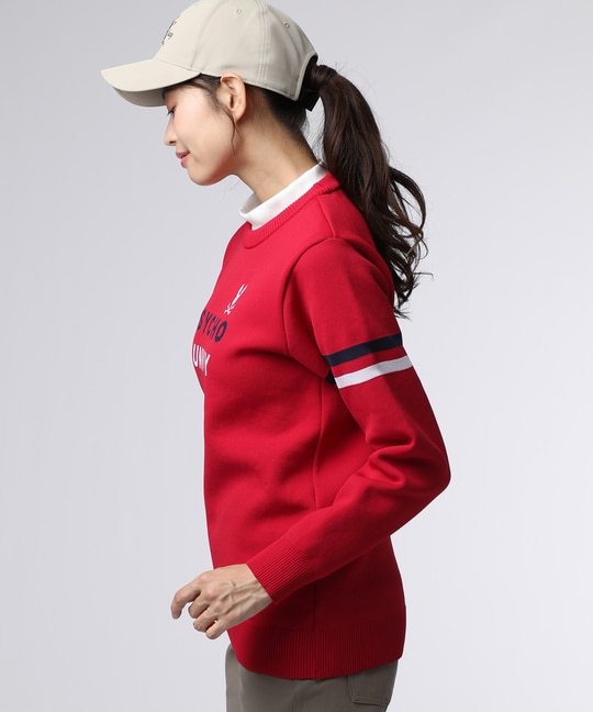 [GOLF][WOMEN]トリコロール ジャガードニット